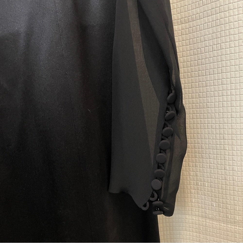 Vintage Rena Lange Cocktail Dress Size 10 - Picture 3 of 6